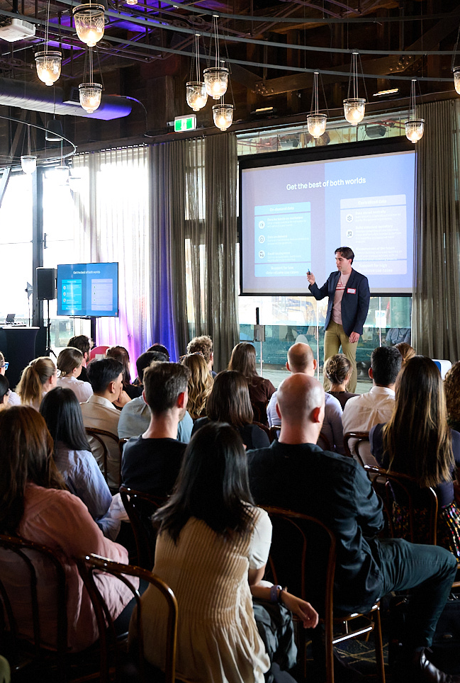 Evan Kaeding presentation in Sydney